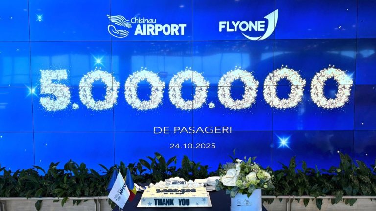 FLYONE a transportat pasagerul cu numărul 5.000.000!