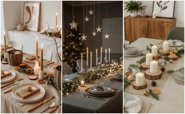 FOTO: 5 idei elegante și minimaliste pentru masa de Revelion