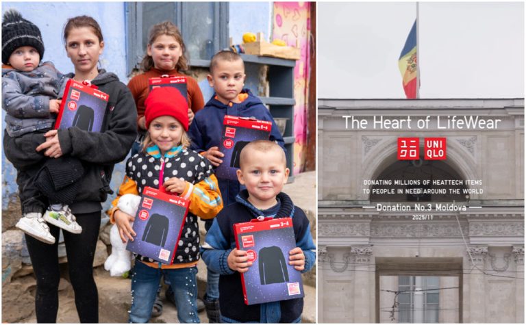 Brandul UNIQLO în R. Moldova: trei zile de donații pentru persoanele vulnerabile