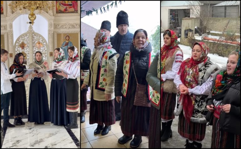 VIDEO | Cum se colindă în mai multe regiuni ale Moldovei de Crăciun, pe stil vechi