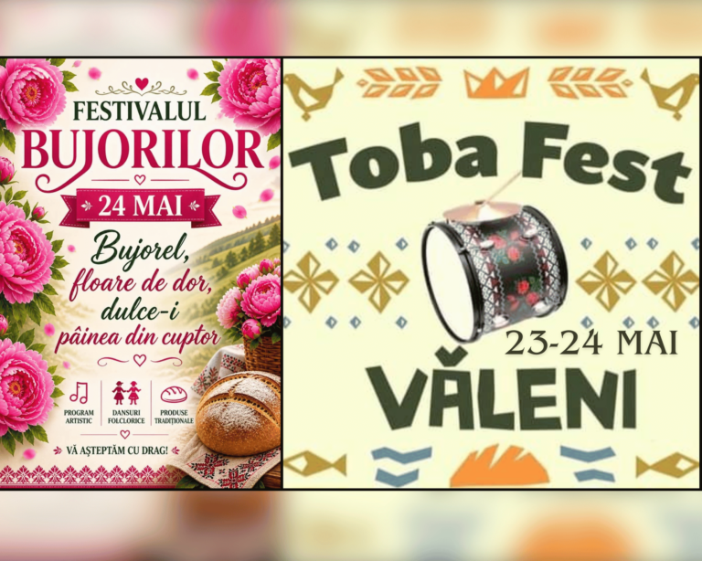 „Toba Fest” și „Festivalul Bujorilor” – două festivaluri ale tradițiilor și folclorului vor anima satele din Republica Moldova pe 23 și 24 mai