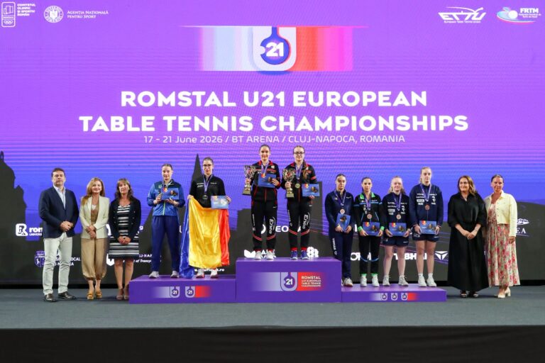 Medalie de bronz pentru R. Moldova la proba de dublu feminin la Europenele U21 de tenis de masă