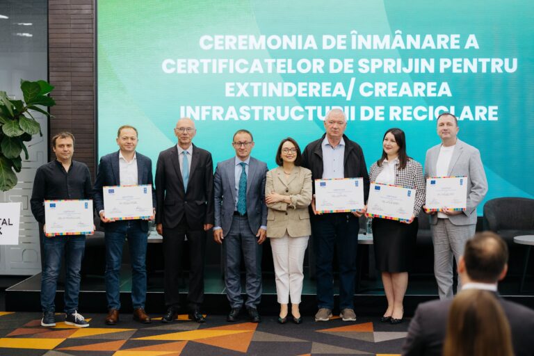 UE și PNUD sprijină extinderea infrastructurii de gestionare și reciclare a deșeurilor