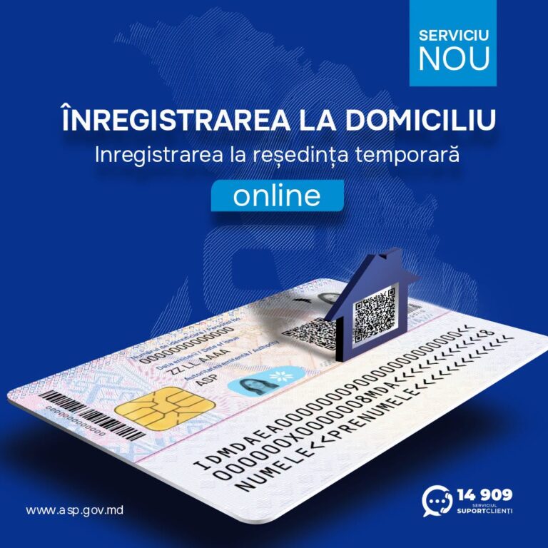 Domiciliul și reședința temporară pot fi înregistrate online, fără deplasare la ASP. Cum funcționează noul serviciu