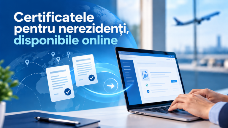 VIDEO | Ghid de utilizare: Certificatele pentru nerezidenți, disponibile online